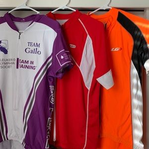 Bundle of large men’s cycle shirts